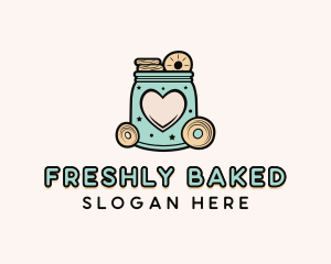 Cookie Jar Baked Goods logo design