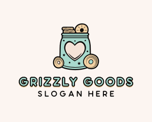 Cookie Jar Baked Goods logo design