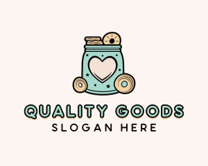 Cookie Jar Baked Goods logo design