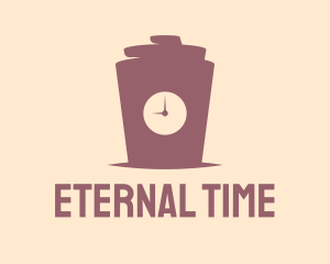 Coffee Cup Time  logo design