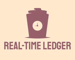 Coffee Cup Time  logo design