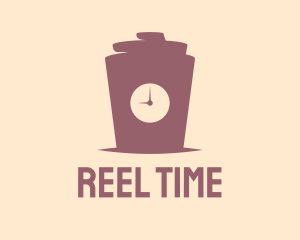 Coffee Cup Time  logo design