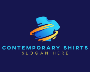 Shirt Apparel Paint logo design