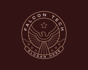 Eagle Falcon Wings logo design