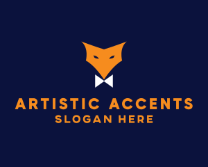 Fox Bow Tie logo design