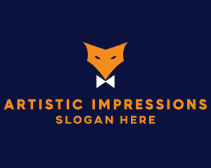 Fox Bow Tie logo design