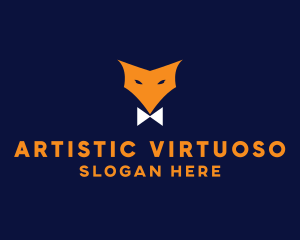 Fox Bow Tie logo design