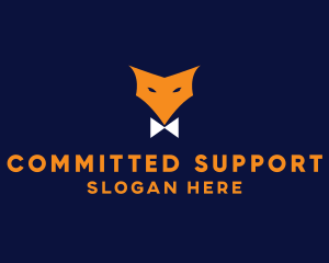 Fox Bow Tie logo design