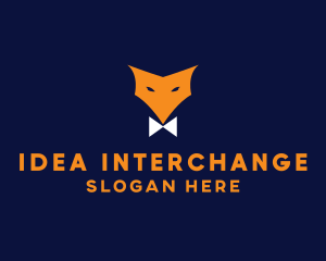 Fox Bow Tie logo design