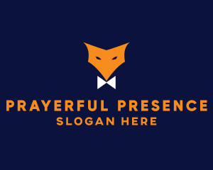 Fox Bow Tie logo design