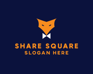 Fox Bow Tie logo design