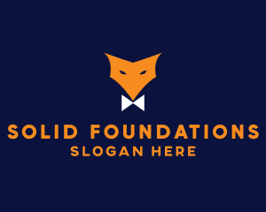 Fox Bow Tie logo design