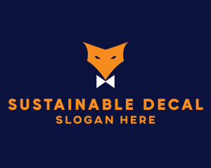 Fox Bow Tie logo design