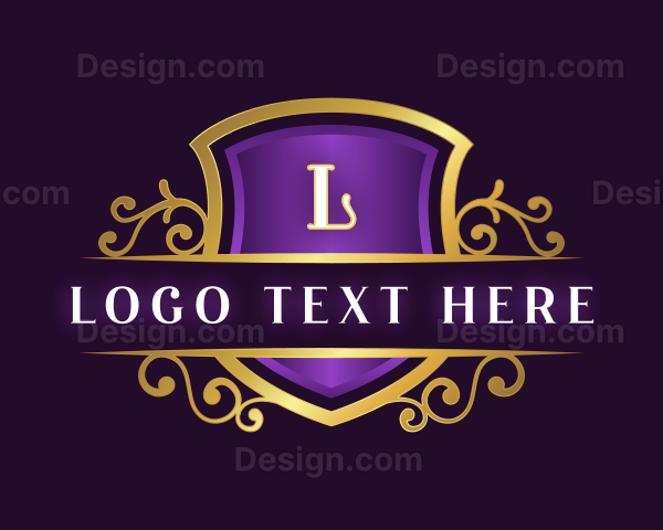 Premium Decorative Ornamental Shield Logo