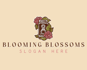 Bloom Camera Photography logo design