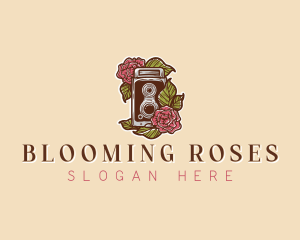 Bloom Camera Photography logo design