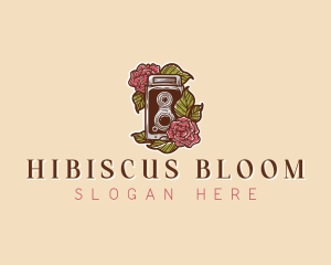 Bloom Camera Photography logo design