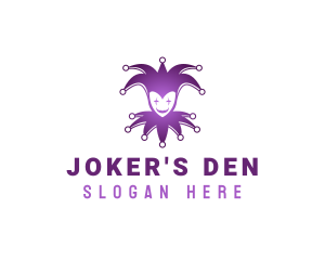 Jester Joker Clown logo design