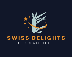 Industrial Swiss Knife logo design