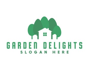 House Tree Garden logo design