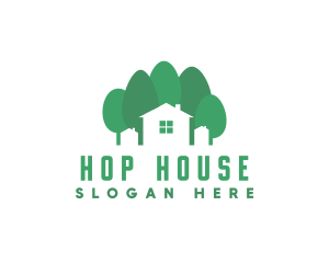 House Tree Garden logo design