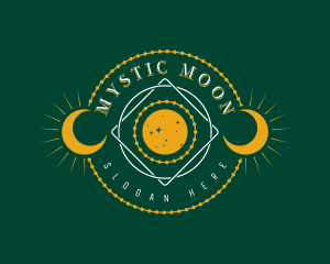 Astrology Moon Psychic logo design