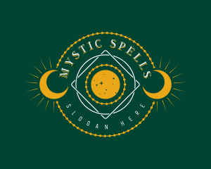 Astrology Moon Psychic logo design