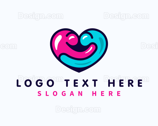 Heart Hug Social Logo