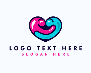 Heart Hug Social Logo