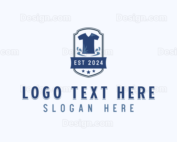 T-shirt Laundry Wash Logo