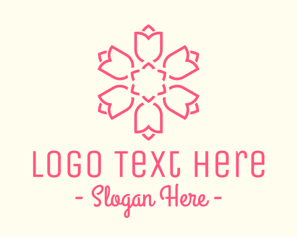 Floral Design logo example 2