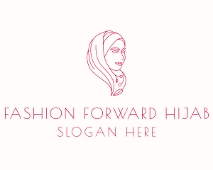 Muslim Hijab Beauty Woman logo