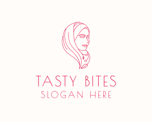 Muslim Hijab Beauty Woman logo
