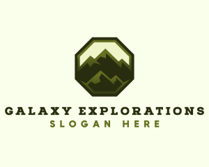 Mountain Hiking Outdoor logo design