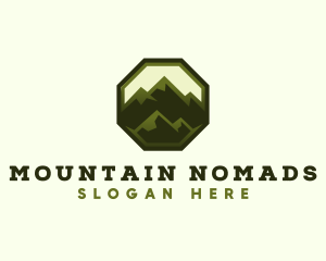 Mountain Hiking Outdoor logo design