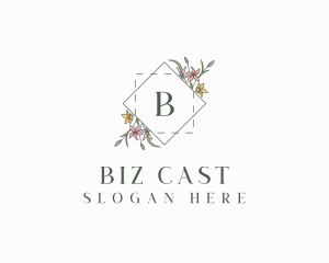 Floral Elegant Wedding Logo