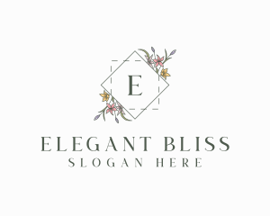 Floral Elegant Wedding logo