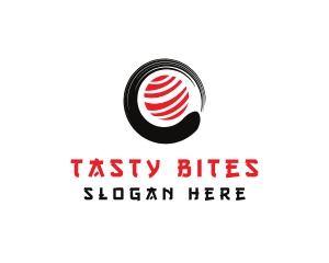 Sushi Roll Restaurant logo design
