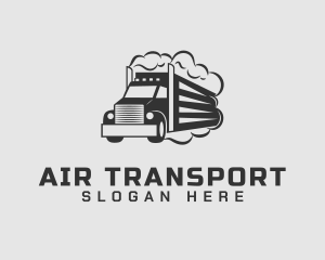 Haulage Truck Vehicle logo design