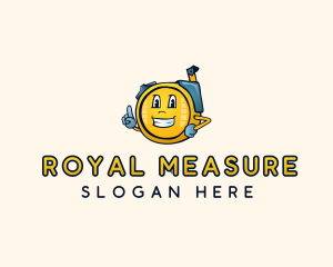 Construction Tape Measure logo design