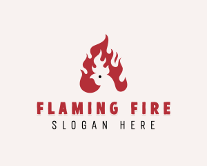 Chicken BBQ Flame logo
