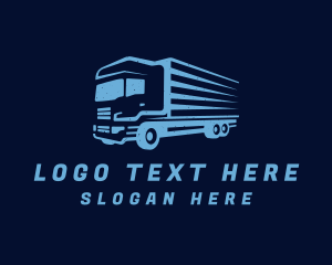 Blue Freight Vehicle logo