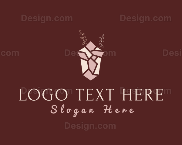 Pink Luxury Gemstone Logo