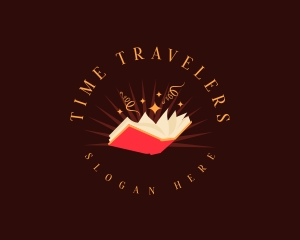 Fantasy Storyteller Book logo design