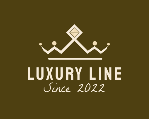 Diamond Luxury Crown  logo design