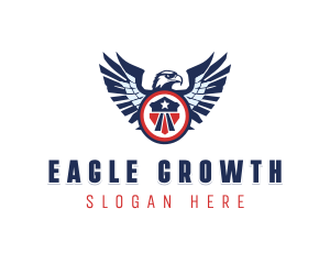 Military Eagle Patriot logo design