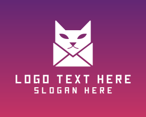 Kitten Cat Envelope logo