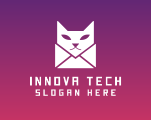 Kitten Cat Envelope logo