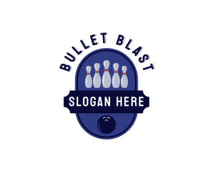 Sports Bowling Alley logo design