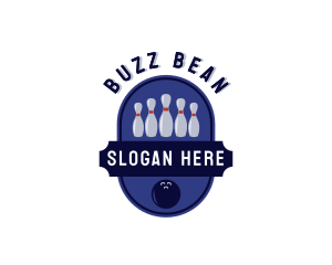 Sports Bowling Alley logo design